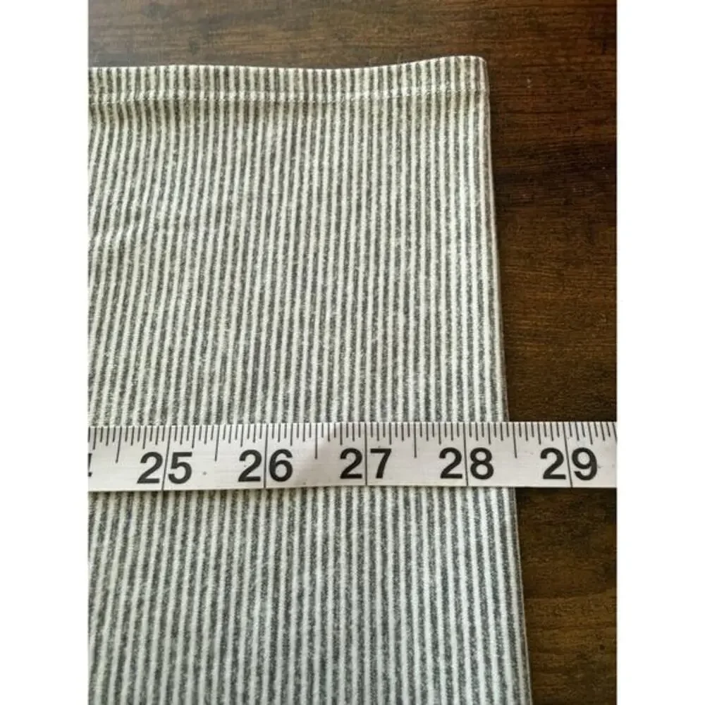Lululemon Gray‎ Striped Vinyasa Infinity Scarf Convertible Wrap Women's